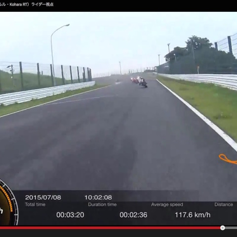 【鈴鹿8耐】前代未聞のヘルメットカメラ!?　これが秋吉耕佑の全開走行だ！［動画］ 画像