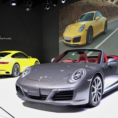 【東京モーターショー15】ポルシェ 911 カレラ4…学校の送り迎えから鈴鹿のタイムアタックまで 画像