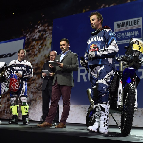 【ミラノショー15】ヤマハ、ダカール参戦ライダー2名を発表…マシンは WR450Fラリー 画像