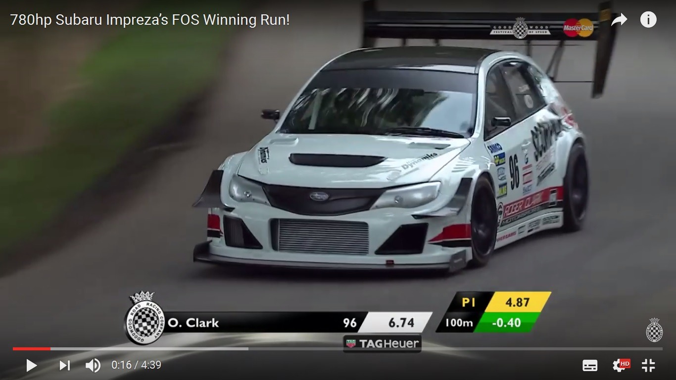 怪物780馬力 ヒルクライム最速のスバル インプレッサ 動画 レスポンス Response Jp