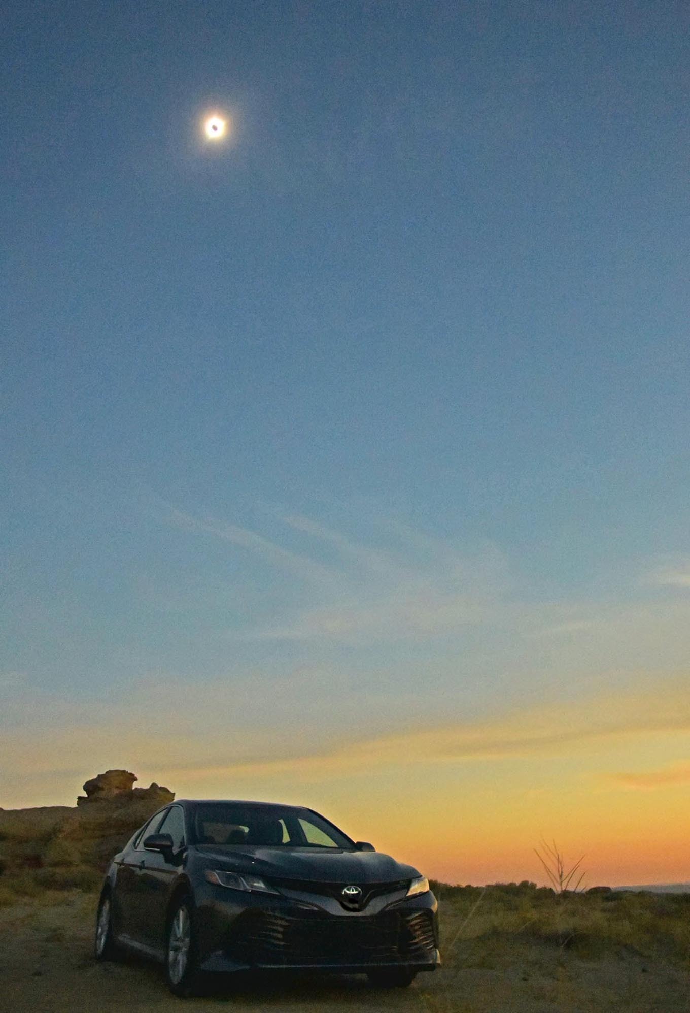 トヨタ 新型 カムリ 米国仕様 で5000km アメリカで 99年ぶり の皆既日食を見た レスポンス Response Jp