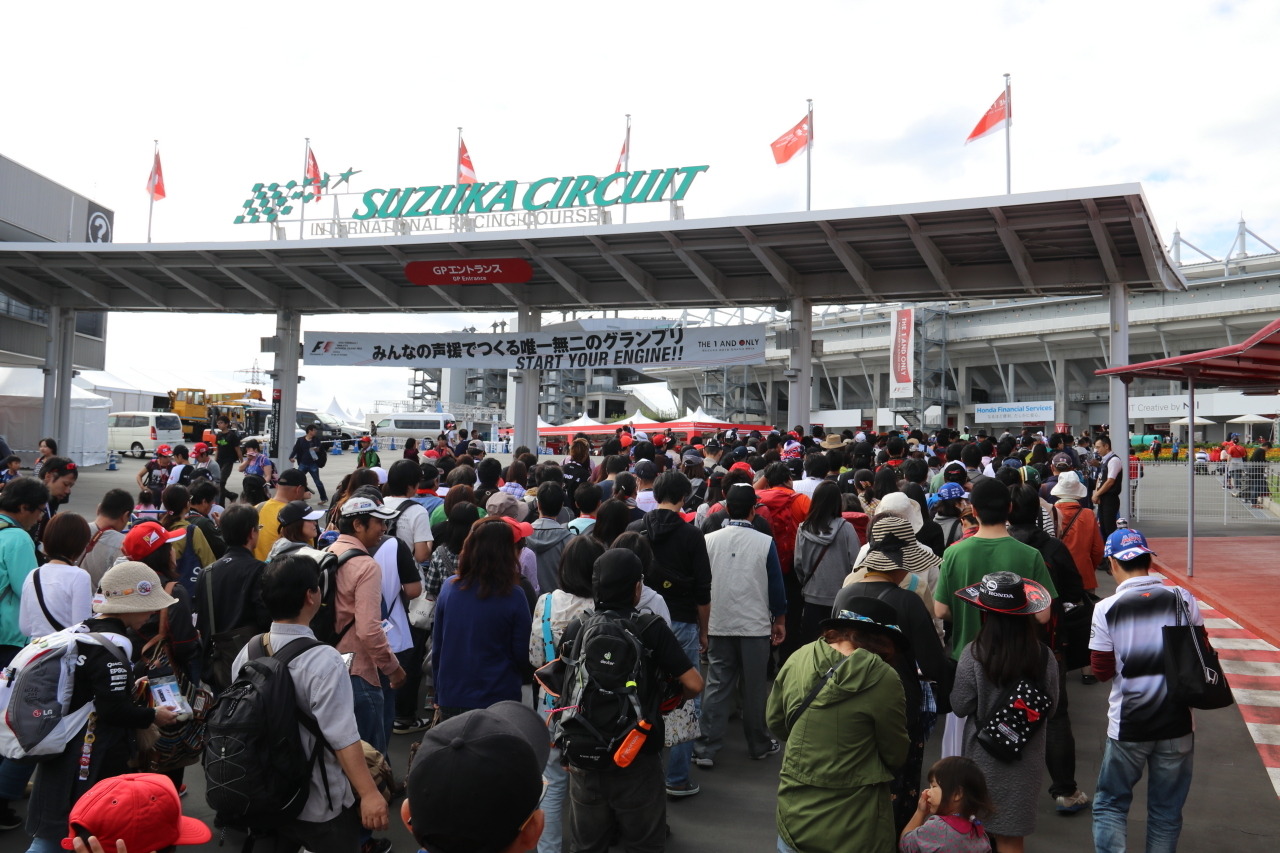 F1 日本GP 鈴鹿サーキット P7 角場所 直営正面駐車場 駐車場チケット 日本グランプリ