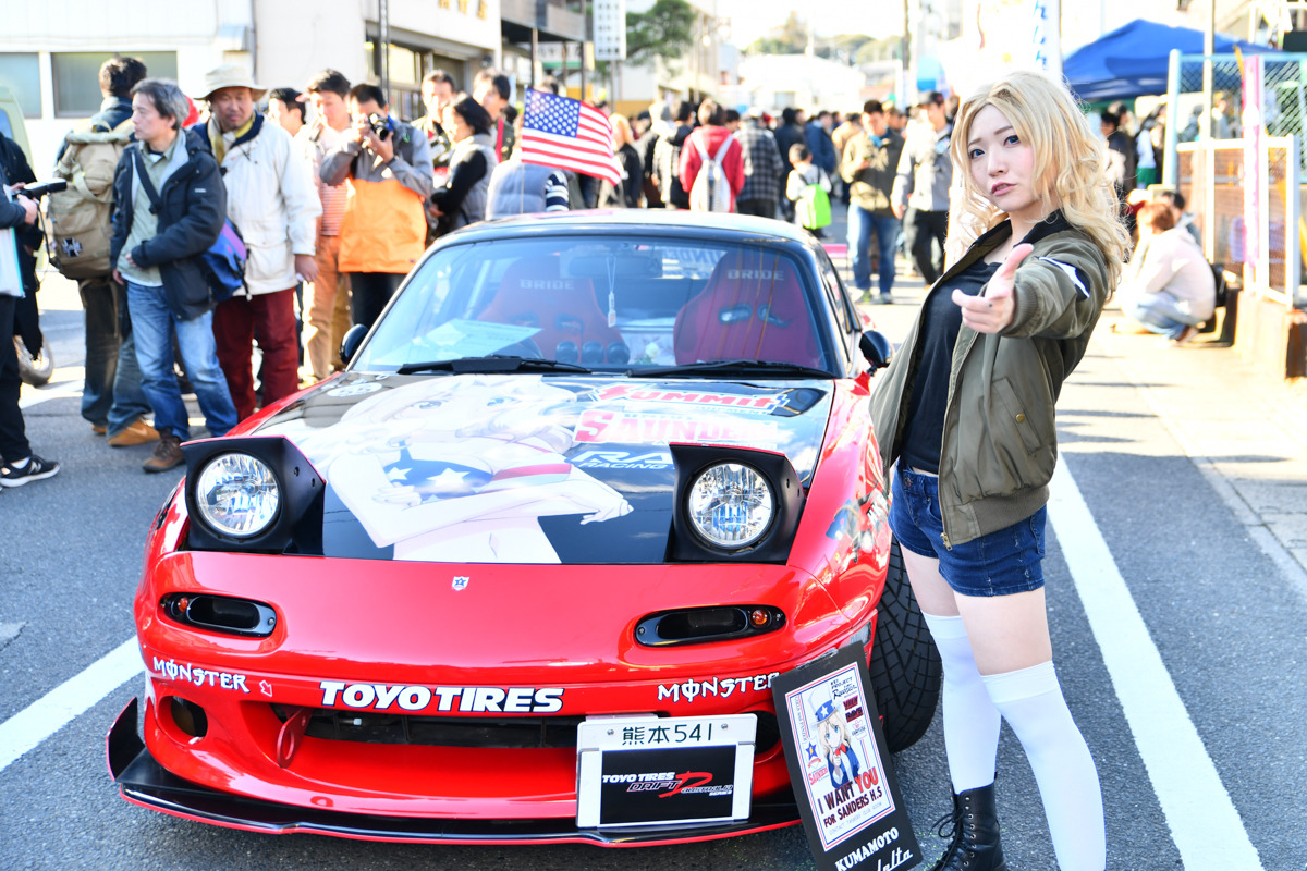 ガルパンコスプレと痛車の共演 大洗あんこう祭 レスポンス Response Jp