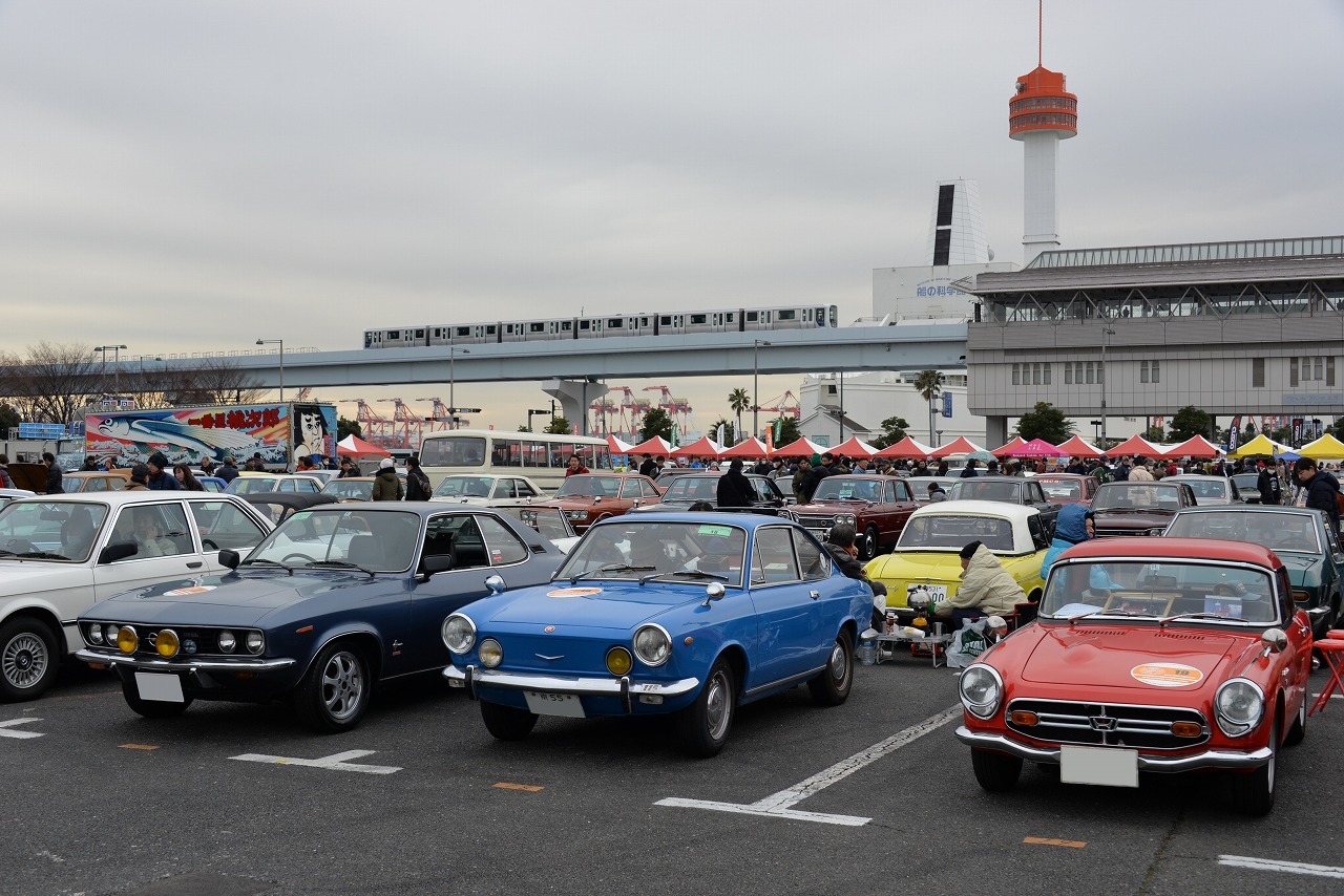 121台の旧車 クラシックカーが集まる Jccaニューイヤーミーティング18 レスポンス Response Jp