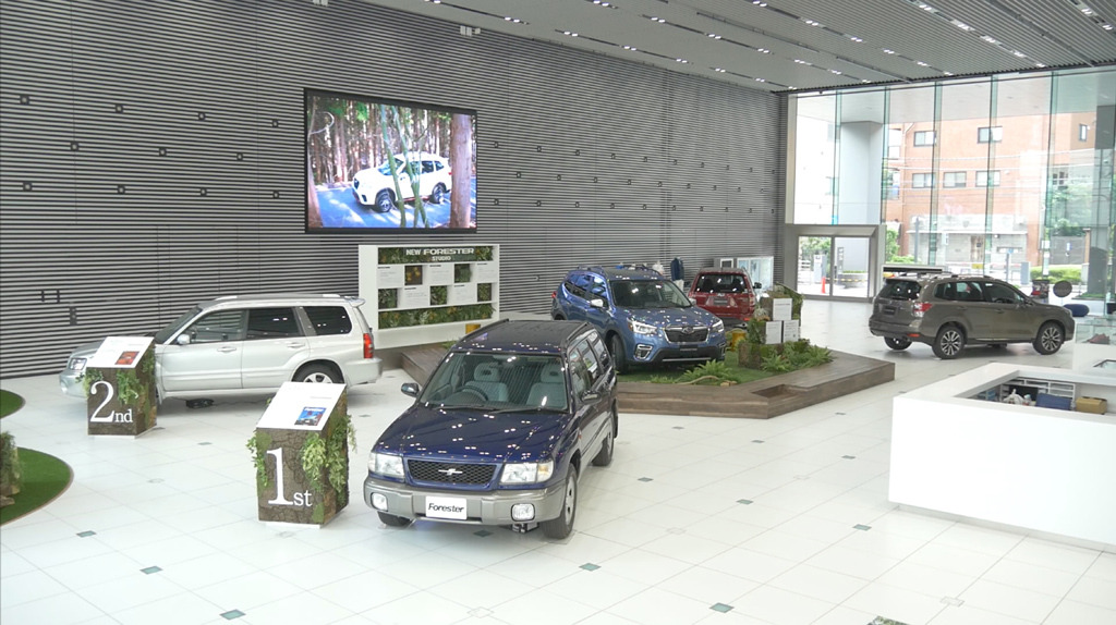 スバル フォレスター 新型 恵比寿ショールームで展示中 歴代モデルも レスポンス Response Jp スバル フォレスター 新型 恵比寿ショールームで展示中 歴代モデルも レスポンス Response Jp