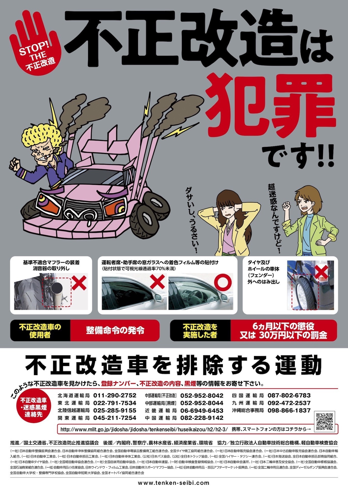 不正改造車を排除する運動強化月間 今回は違法マフラーを集中的に排除 レスポンス Response Jp