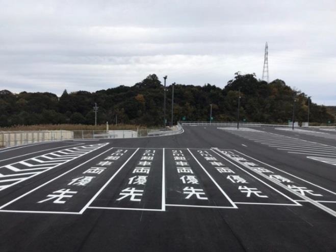 新東名高速 静岡sa 浜松saの駐車場整備が完了 ダブル連結トラック優先駐車マスも設置 レスポンス Response Jp
