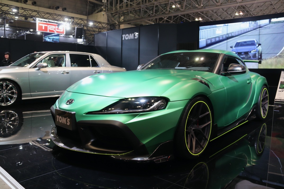 トムスの スープラ はドライカーボンエアロにプロスト セナの足 東京オートサロン レスポンス Response Jp トムスの スープラ はドライカーボンエアロにプロスト セナの足 東京オートサロン レスポンス Response Jp