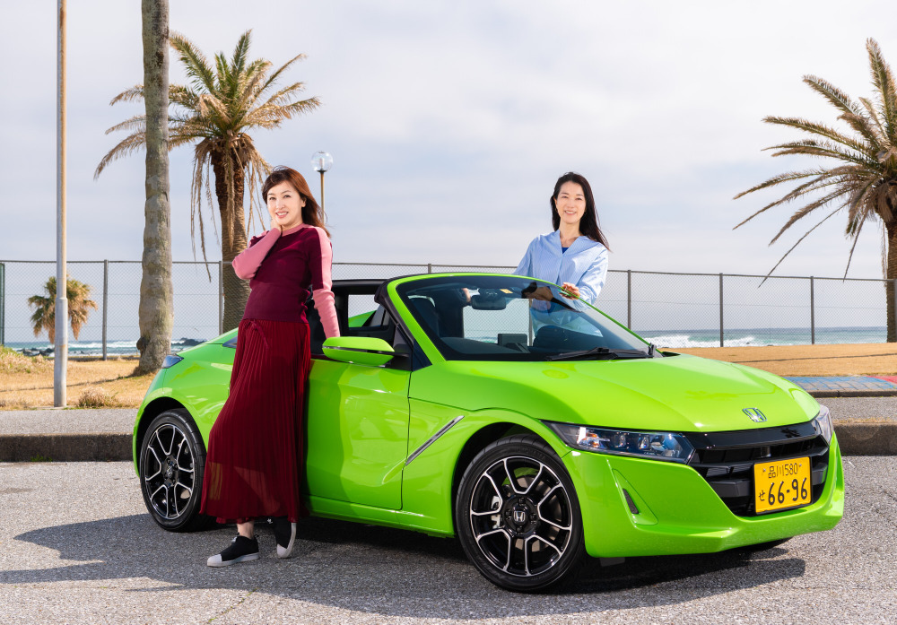 Honda S660は 愛着が増す 意外と使い道豊富 なクルマ まるも亜希子 吉田由美が魅力を語る レスポンス Response Jp