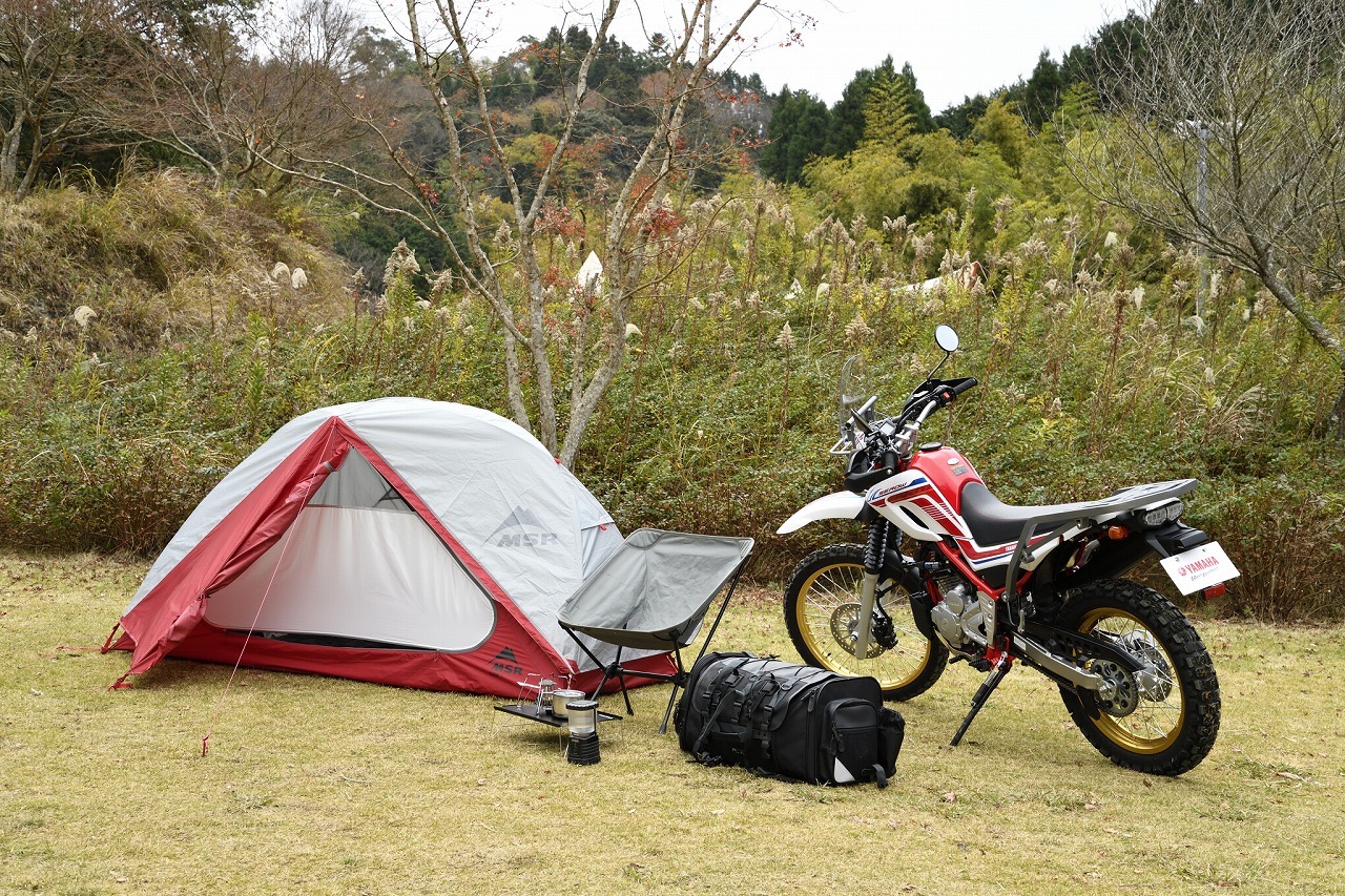 キャンプ用品だけのレンタルも可能に ヤマハバイクレンタルで 24時間1万00円 レスポンス Response Jp