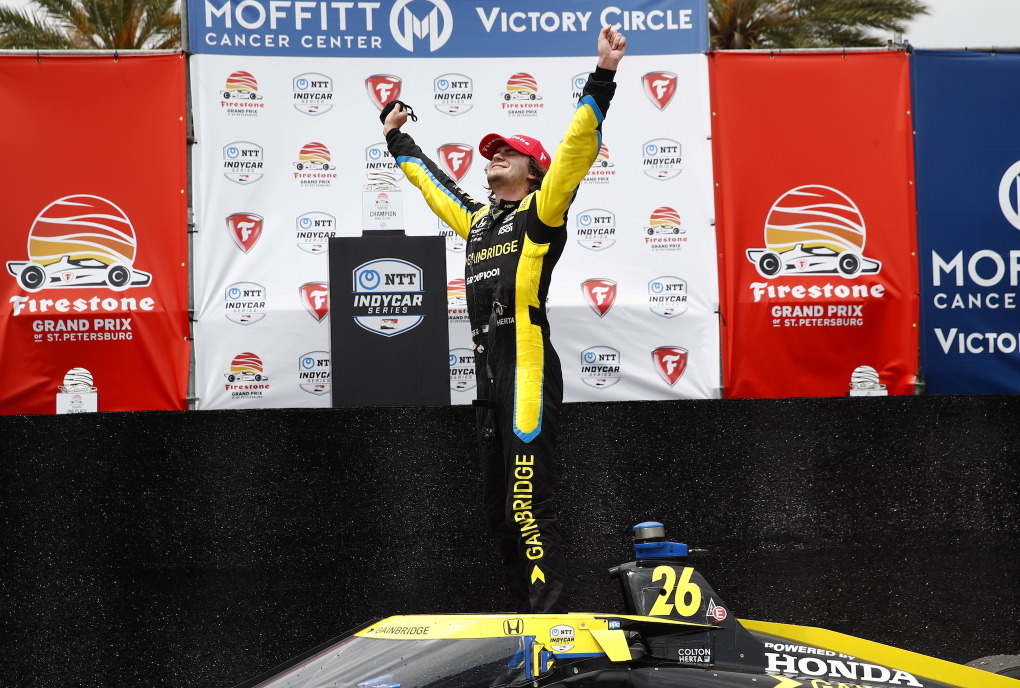 Indycar 第2戦 若手実力派コルトン ハータ 完璧な内容で今季初優勝 琢磨は決勝上昇で6位フィニッシュ レスポンス Response Jp