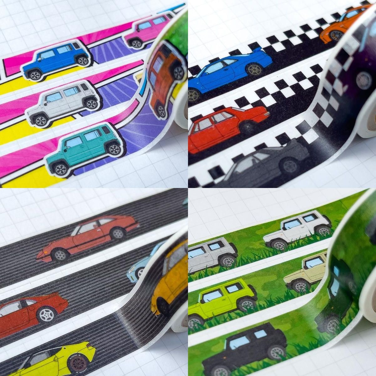 貼って楽しい名車マスキングテープ Gt Rやジムニー ハスラーなど7アイテム 写真18点 レスポンス Response Jp 貼って楽しい名車マスキングテープ Gt Rやジムニー ハスラーなど7アイテム 写真18点 レスポンス Response Jp