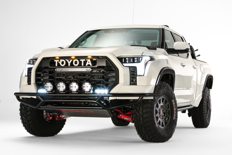 トヨタ タンドラ 新型が砂漠レースのサポートカーに 437馬力ハイブリッド Sema 21 レスポンス Response Jp トヨタ タンドラ 新型が砂漠レースのサポートカーに 437馬力ハイブリッド Sema 21 レスポンス Response Jp