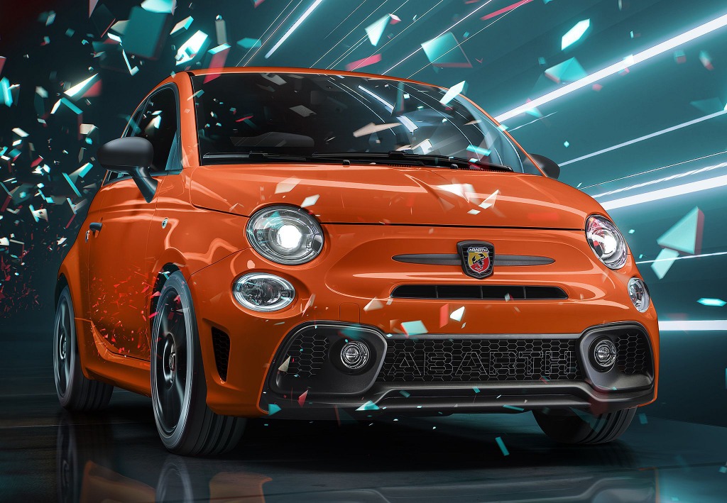 アバルト『595』と『695』に新色「オレンジレーシング」設定…2023年型