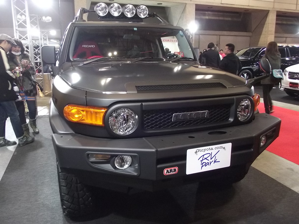 東京オートサロン11 戦闘力 アップのマットブラック Fjクルーザー レスポンス Response Jp 東京オートサロン11 戦闘力 アップのマットブラック Fjクルーザー レスポンス Response Jp