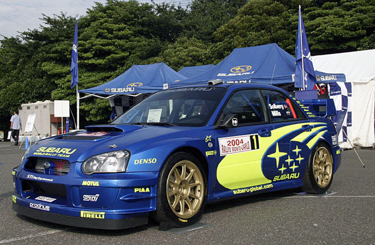 ミニカー　スバルインプレッサ　WRC ニュージーランド　2003年の希少非売品