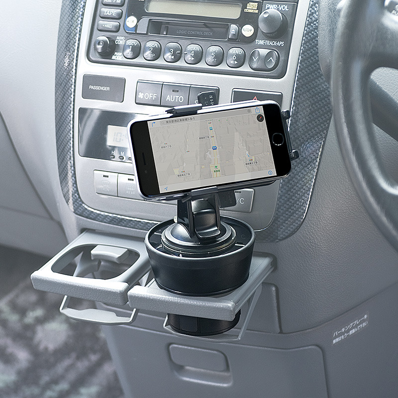 スマホホルダーをドリンクホルダーに固定できるアタッチメント サンワサプライ レスポンス Response Jp スマホホルダーをドリンクホルダーに固定できるアタッチメント サンワサプライ レスポンス Response Jp