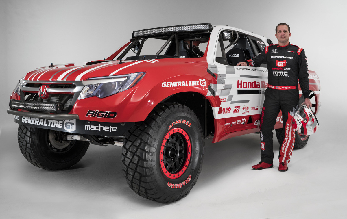 Semaショー15 ホンダ リッジライン 次期型 550馬力の砂漠レーサー先行公開 レスポンス Response Jp Semaショー15 ホンダ リッジライン 次期型 550馬力の砂漠レーサー先行公開 レスポンス Response Jp