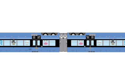 千葉モノレール、「逆さま」ラッピング車を運行…1月15日から 画像