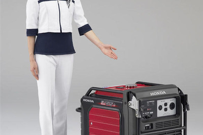 ホンダ、大出力発電機を発売 超低騒音で100V/200V同時出力 画像