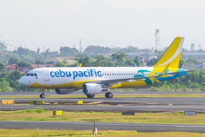 フィリピンLCCセブ・パシフィック航空、A320新塗装1号機を受領 画像