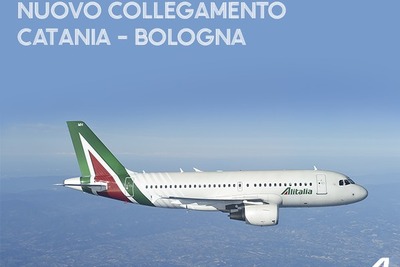 アリタリア航空、カターニア＝ボローニャ線を開設へ…5月1日 画像