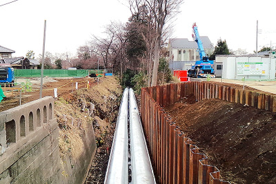 東八道路と甲州街道、2018年直結へ向け玉川上水沿いに動き［フォトレポート］ 画像