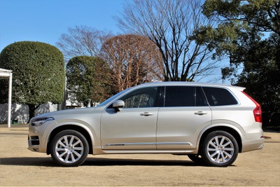 【ボルボ XC90 新型】フロントアクスルからAピラー付け根の長さがポイント 画像