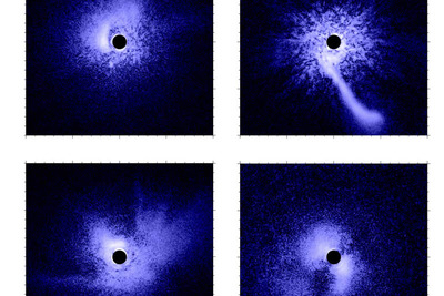 すばる望遠鏡で「食べ散らかす赤ちゃん星」を観測…国立天文台など 画像