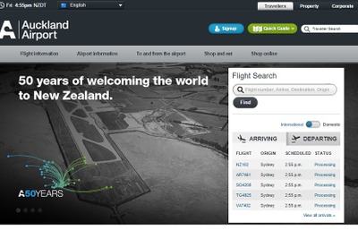 オークランド空港、ニュージーランド航空の関空線再開を歓迎…11月4日～来年3月26日 画像