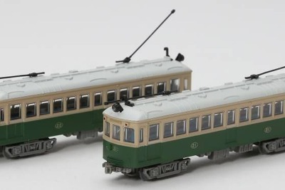 叡山電鉄、トロリーポールのデナ21型「鉄コレ」来月21日から発売 画像