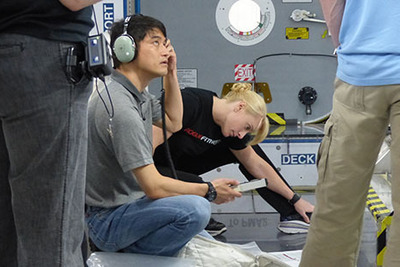 大西宇宙飛行士、ISSで緊急事態発生を模擬した訓練の様子を公開 画像