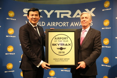 シンガポール・チャンギ空港、世界最高の空港に選ばれる…英スカイトラックス実施の「ワールド・エアポート・アワード2016」 画像