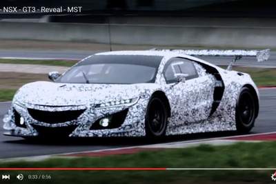 ホンダ NSX 新型、GT3レーサーが開発テスト［動画］ 画像