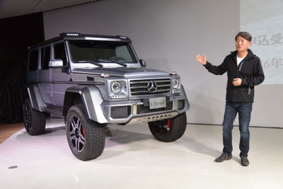 【メルセデスベンツ G550 4×4 スクエアード】最低地上高460mm…高い走破性備えた、期間限定販売SUV 画像