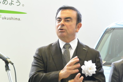 日産ゴーンCEO、テスラの新型EV好受注は「朗報」 画像