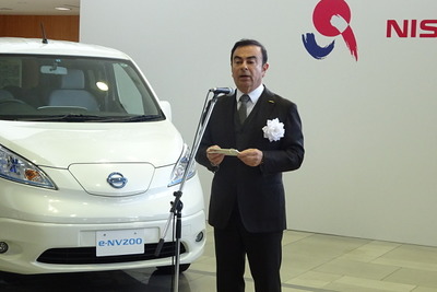 日産ゴーン社長、円高傾向にも「国内生産100万台維持する」 画像