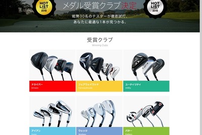プロアマが評価するゴルフクラブ格付「ホットリスト」が選んだ逸品 画像