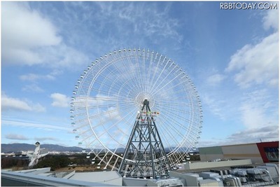 全ゴンドラがシースルー、大阪に日本一の観覧車 画像