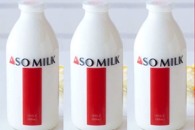 JALの熊本支援プロジェクト、第1弾は「阿蘇の牛乳」で 画像