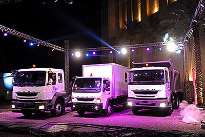 三菱ふそう、中東クウェート市場に新型トラックを投入 画像