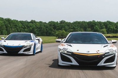 【パイクスピーク16】ホンダ、新型 NSX モチーフのEVレーサーで参戦…4モーター 画像