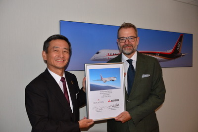 三菱航空機 MRJ、欧州系企業から初の受注へ---最大で20機 画像