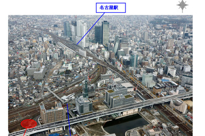 JR名古屋駅南に400台収容の立体駐車場---極東開発が建設 画像