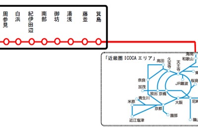 JR西日本、きのくに線の海南以南にICカード導入…特急停車駅限定 画像