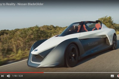 日産 ブレード グライダー、EVスポーツが走る［動画］ 画像