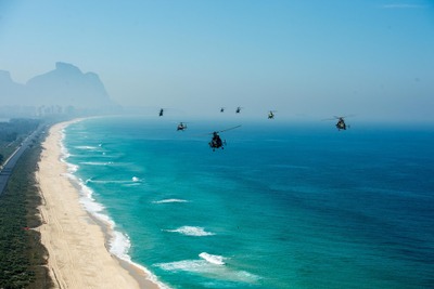リオ・オリンピックにエアバス・ヘリコプター90機が配備 画像
