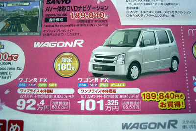 【新車値引き情報】ダウンサイジング…軽自動車 画像