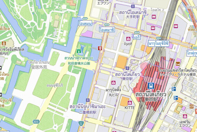 ゼンリンデータコム、「多言語地図」にタイ語を追加 画像