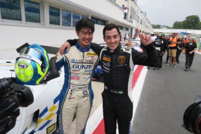 FIA-F4参戦中の根本悠生がイタリアGT選手権で快挙、デビューレースで初優勝を飾る 画像